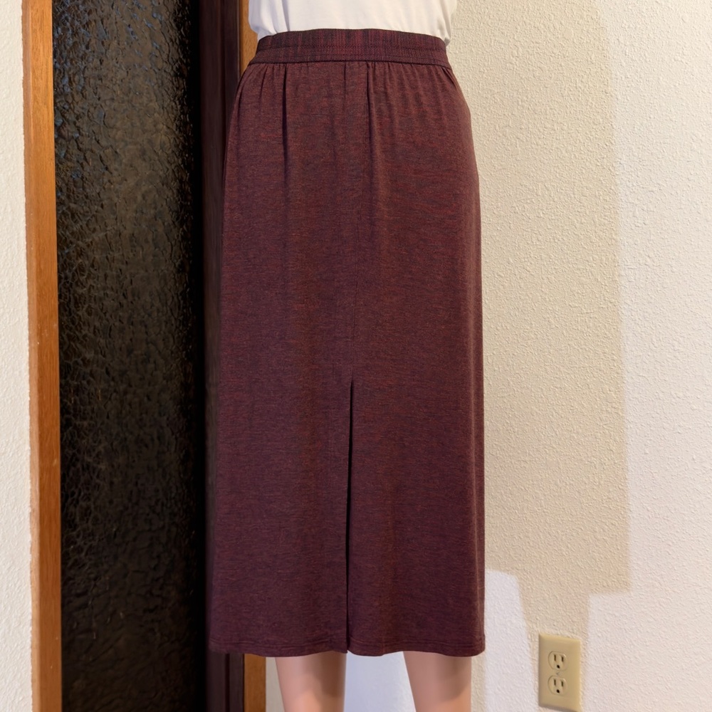 Trafaluc Heather Red-Purple Skirt | Zara | Size L